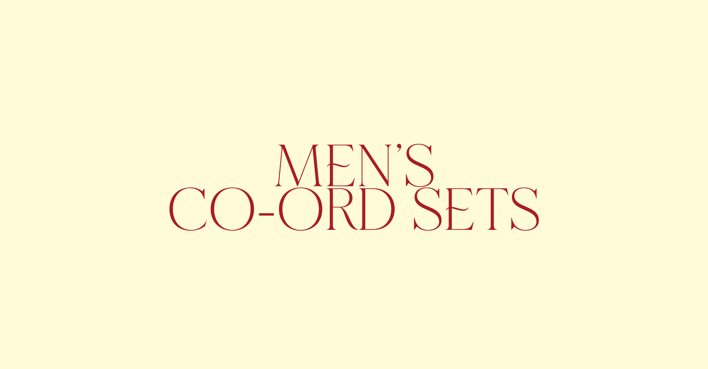 Men's Co-ord Sets