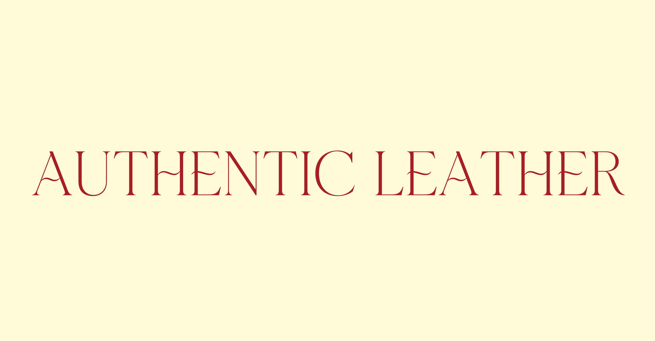 Authentic Leather