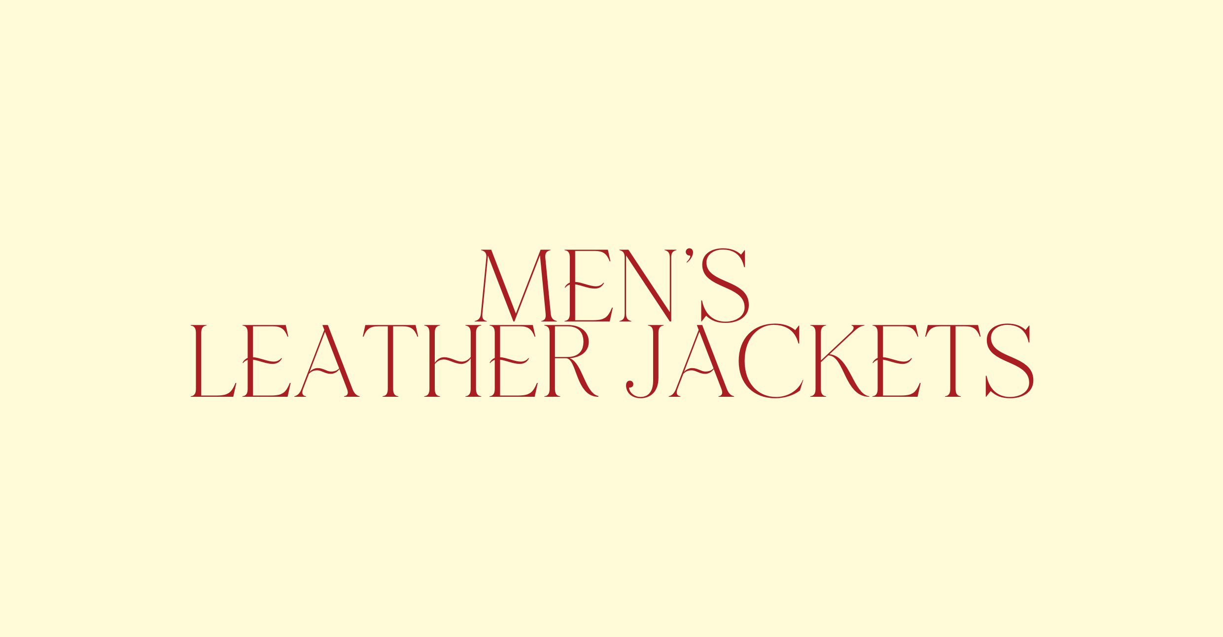 Men’s Leather Jackets