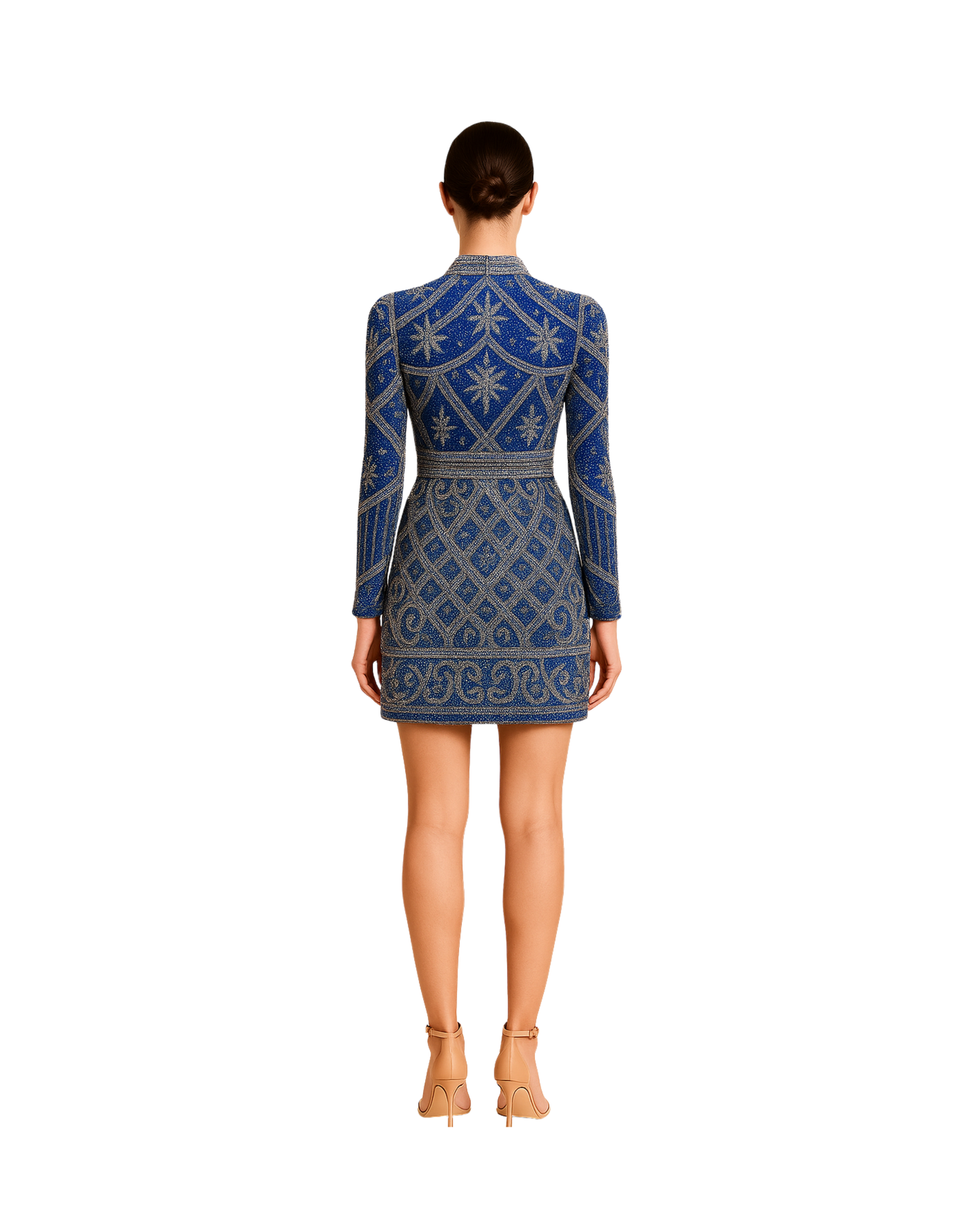 Obsidian Regal Mosaic Gown