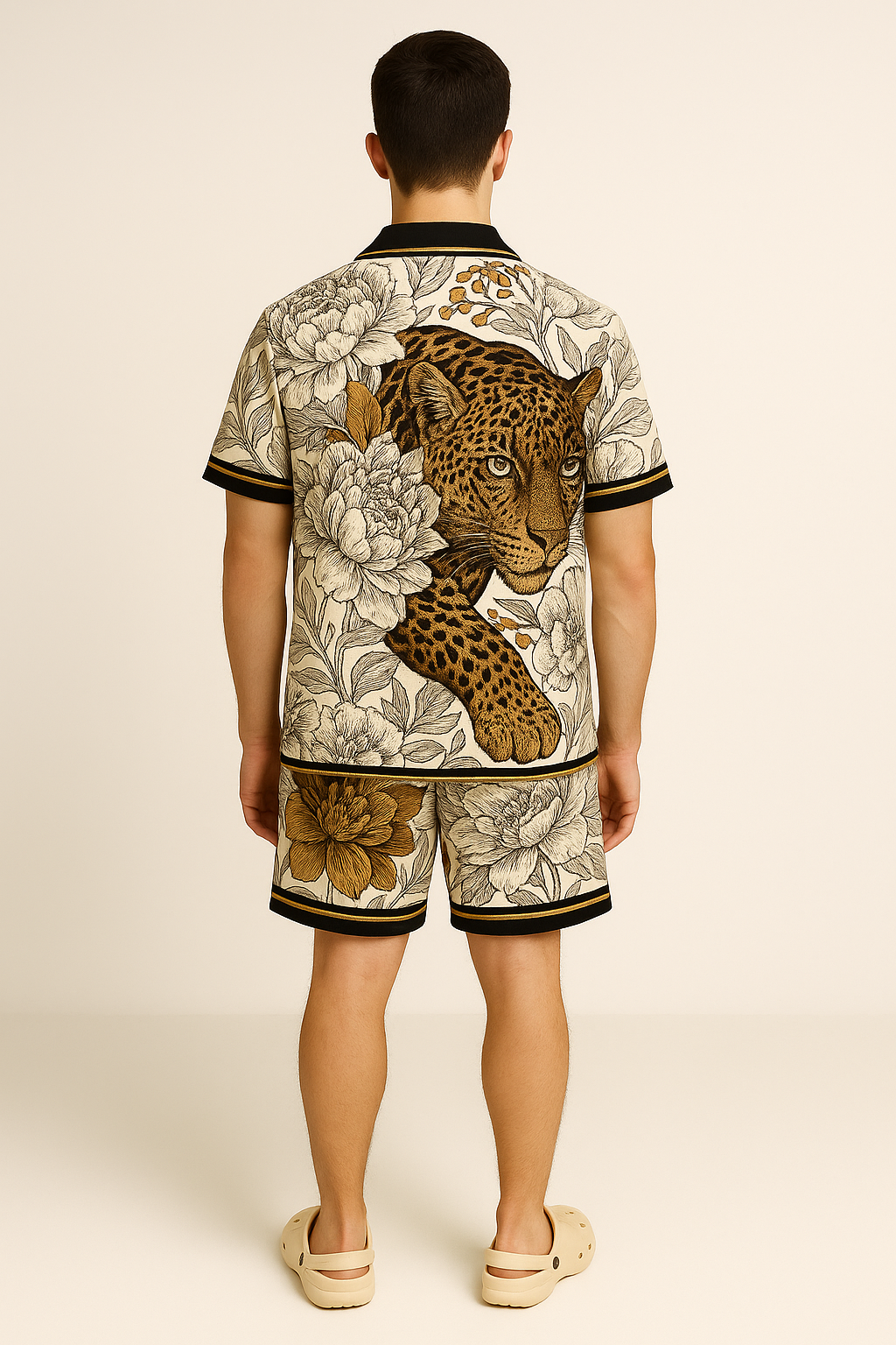 SAFARI STARE CO-ORD SET – Where Wild Majesty Meets Botanical Elegance