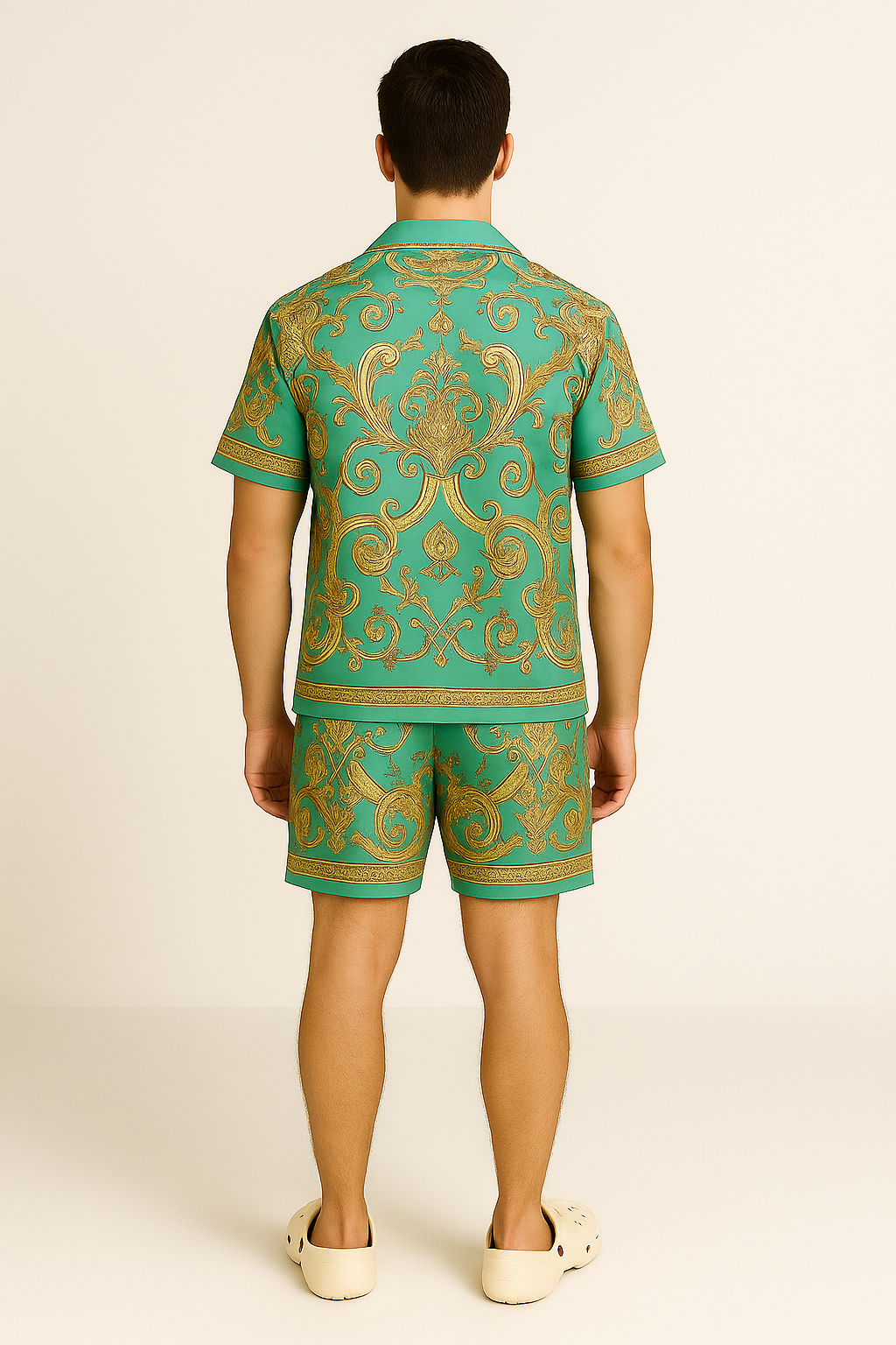VERDANT ROYALE CO-ORD SET β An Ode to Opulence in Modern Motion