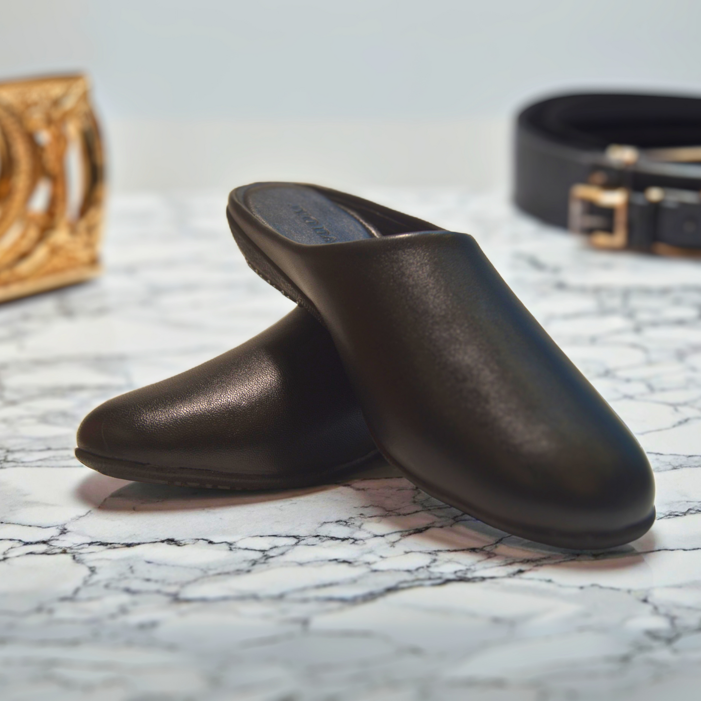 Loafers with rubber sole