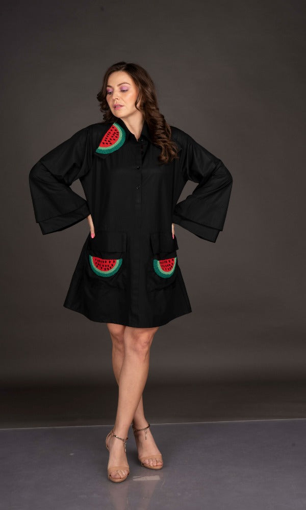 Watermelon Shirt Dress