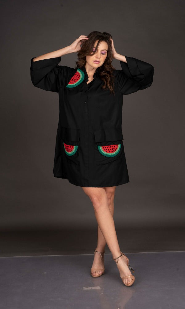 Watermelon Shirt Dress
