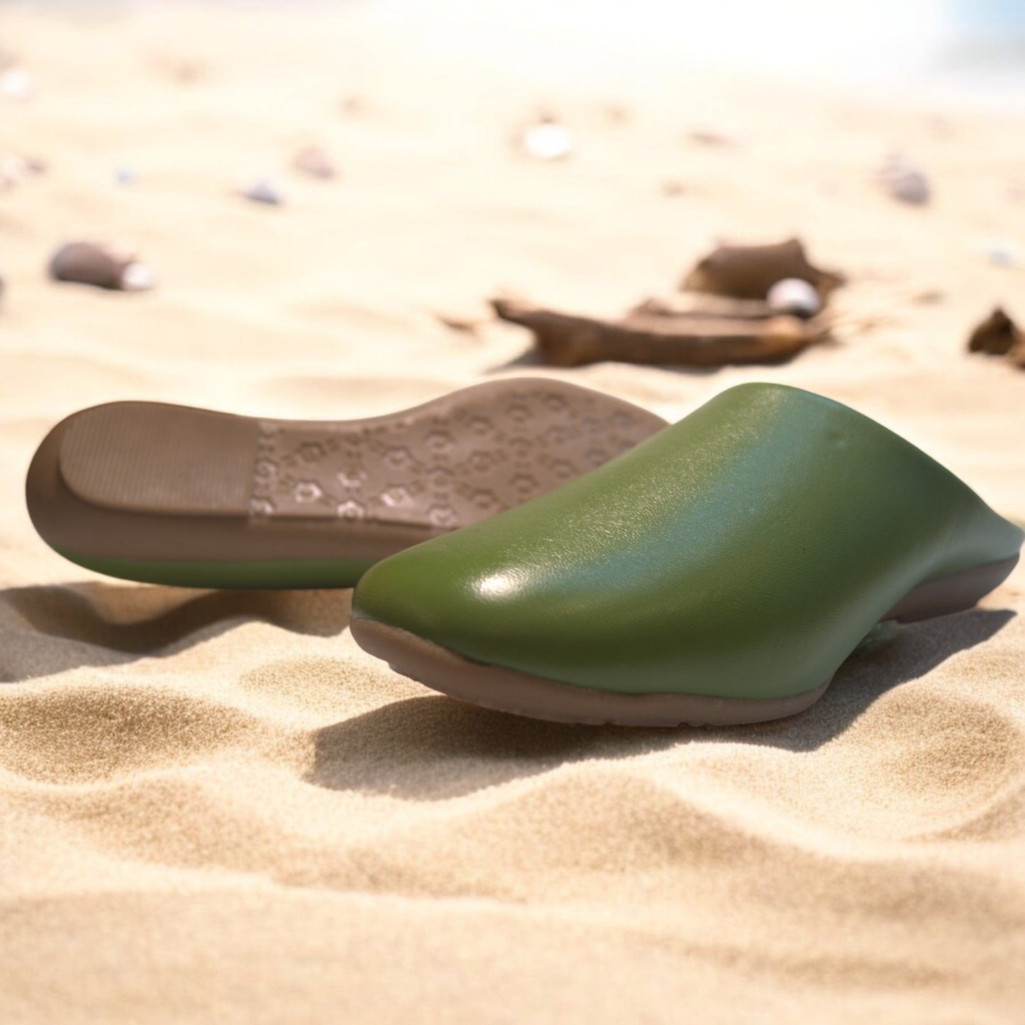 Loafers with rubber sole