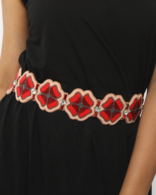 Cherry Floral Belt