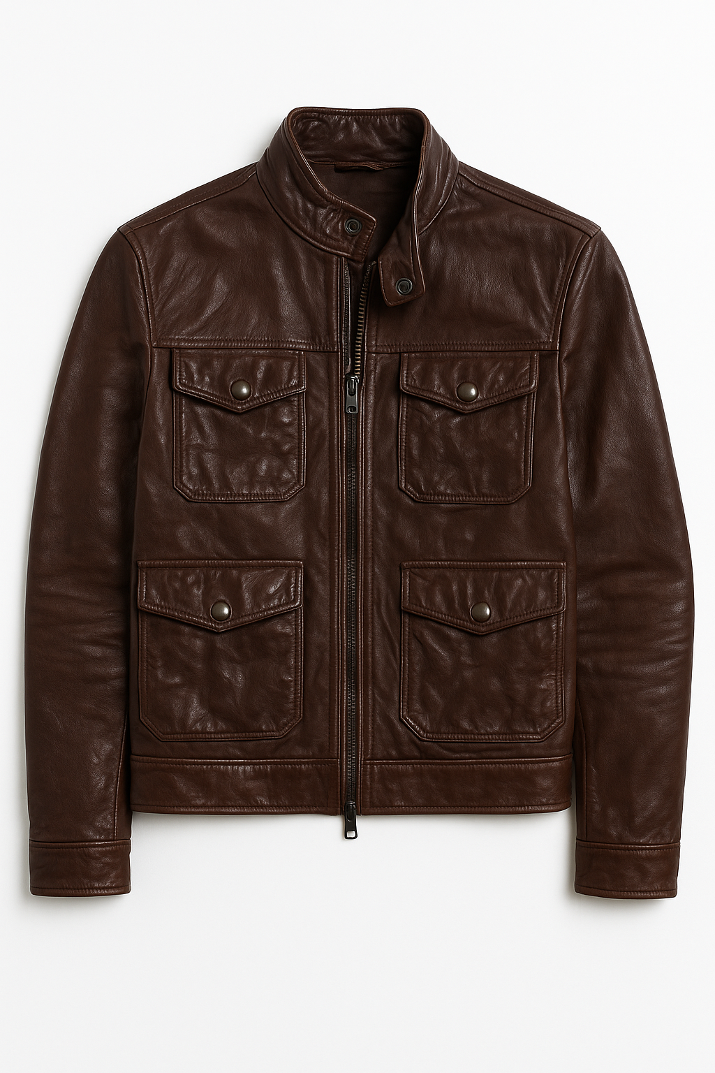 INDIANA RACER JACKET – JDG-FJ1 Classic Café Racer Luxury Leather
