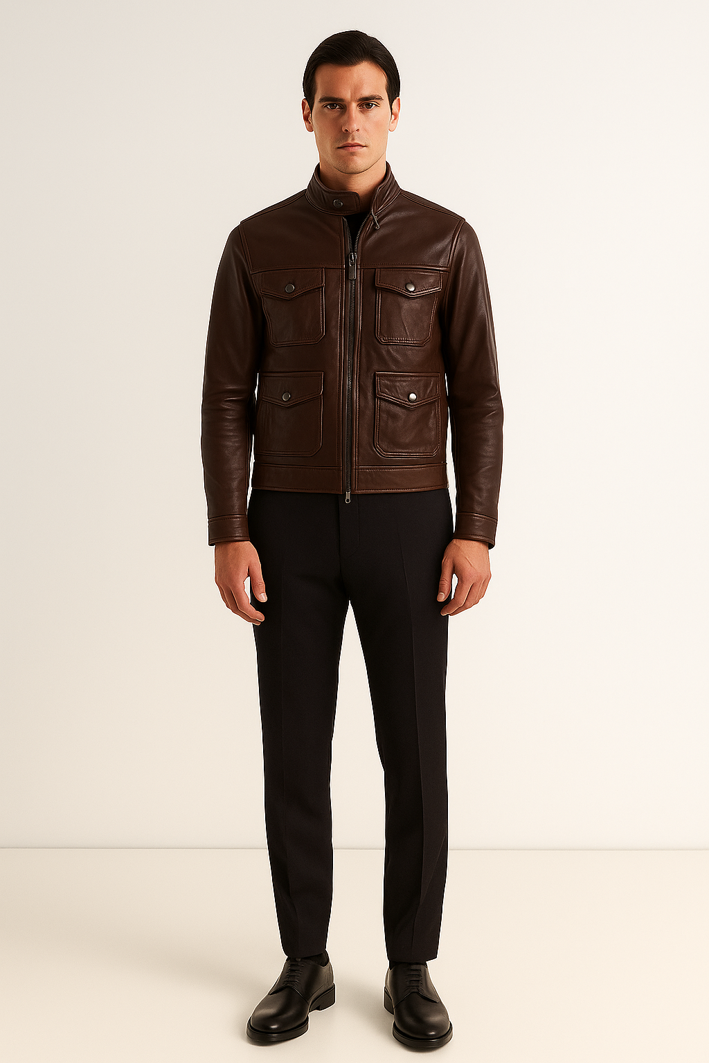 ACK REACHER FIELD JACKET – Rugged Adventure-Inspired Leather