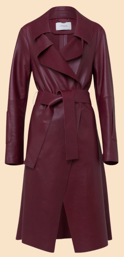 VICTORIA RED TRENCH – Power. Mystery. Femme Fatale