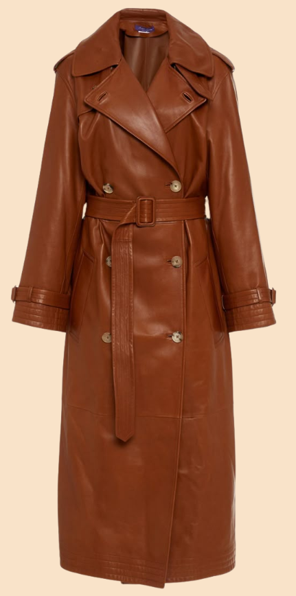 CARMELA TRENCH COAT โ Mafia Muse Meets Tailored Elegance