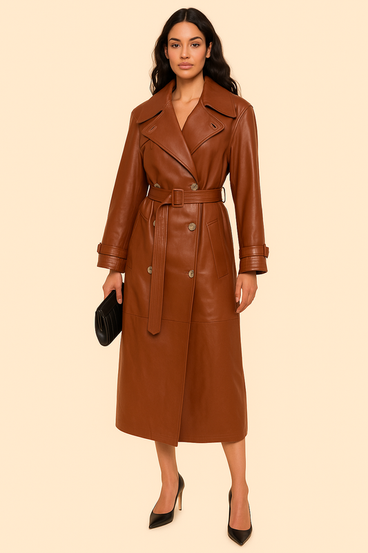 CARMELA TRENCH COAT – Mafia Muse Meets Tailored Elegance