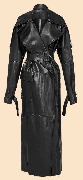 TRINITY SHADOW TRENCH –  The Matrix-Inspired Leather Icon