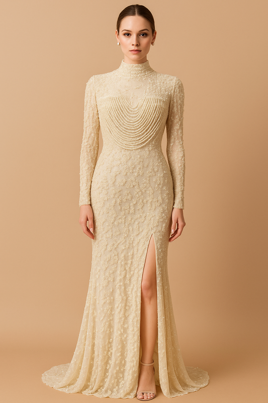 Champagne Sandshell Grace Gown