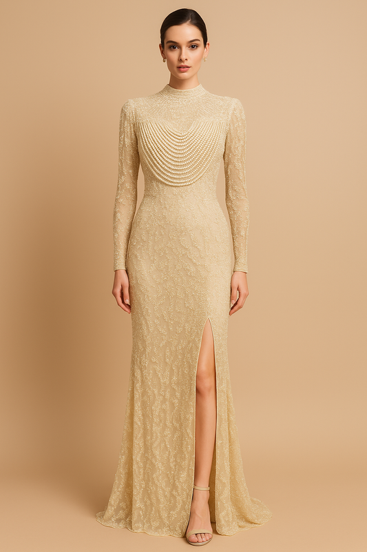 Champagne Sandshell Grace Gown