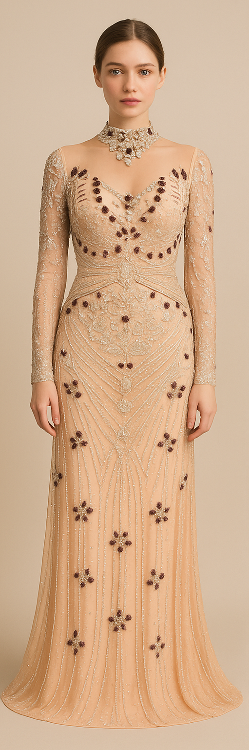 Blush Orchid Mirage Gown