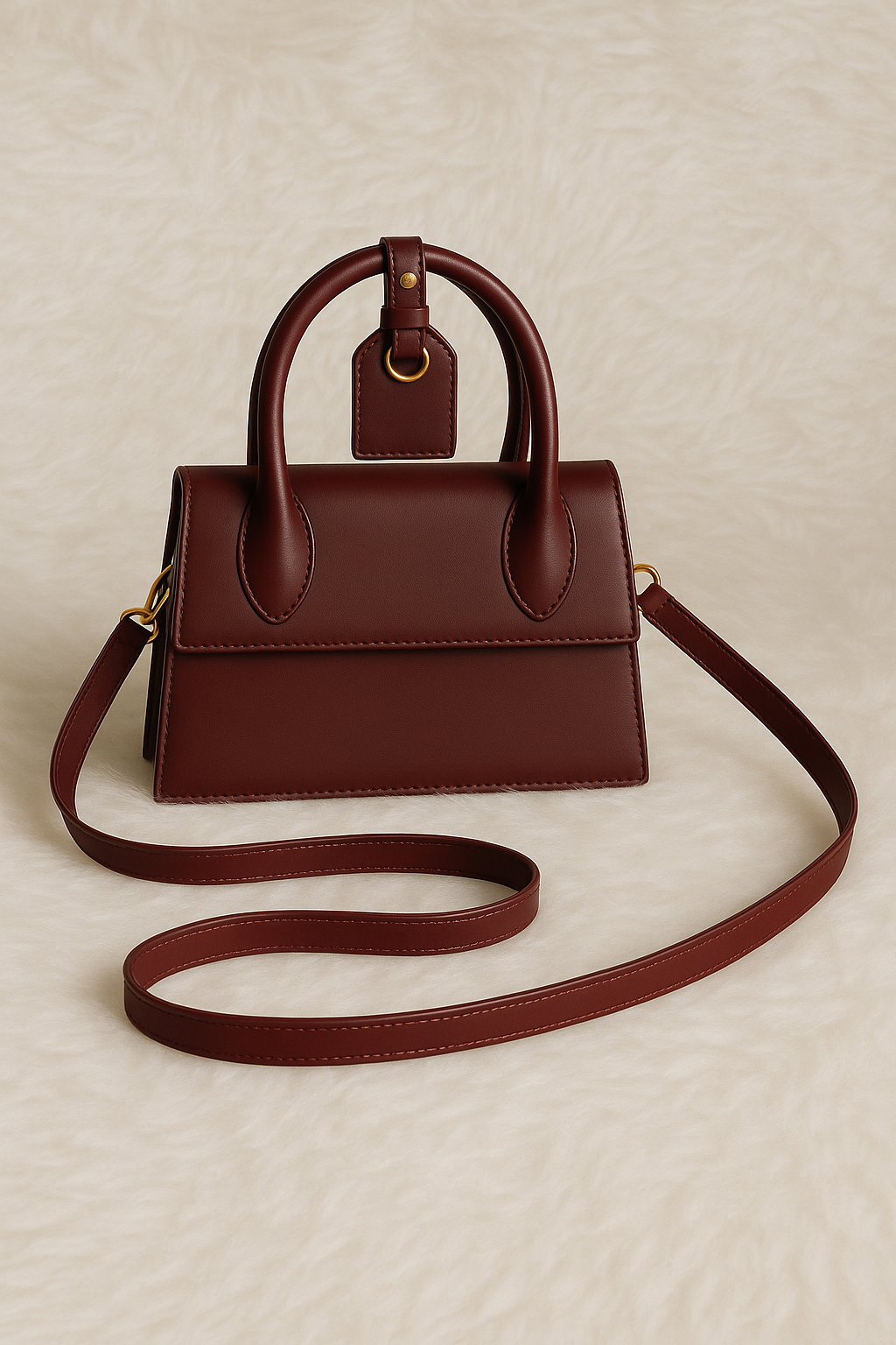 Fish Leather Emma Purse Black/Maroon/White bag