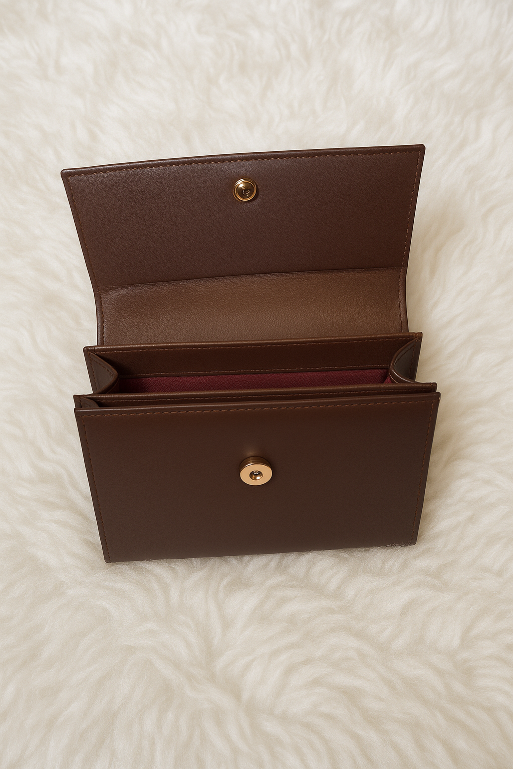 Fish Leather Emma Purse Black/Maroon/White bag