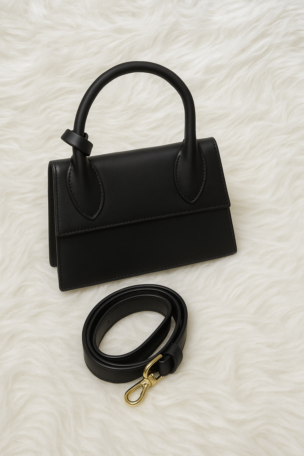 Fish Leather Emma Purse Black/Maroon/White bag