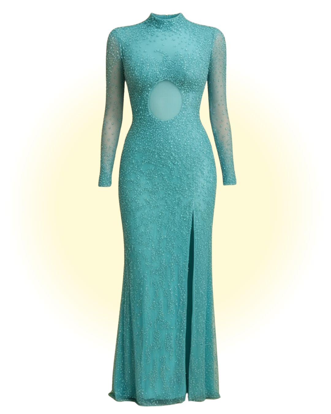 Sacred Aqua Sheen Gown