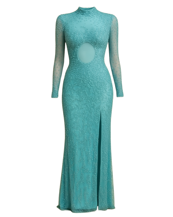 Sacred Aqua Sheen Gown