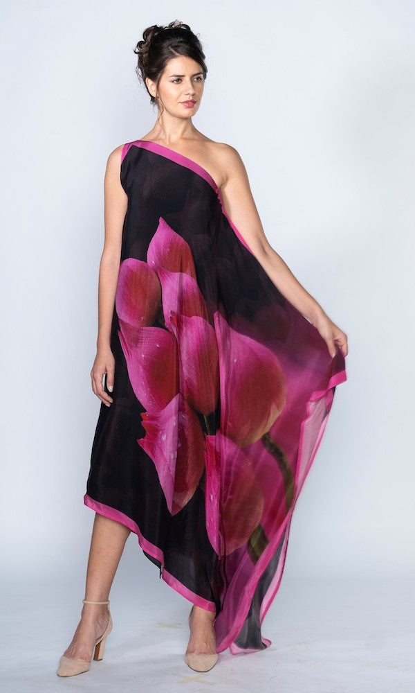 Black & Pink Vivana Dress