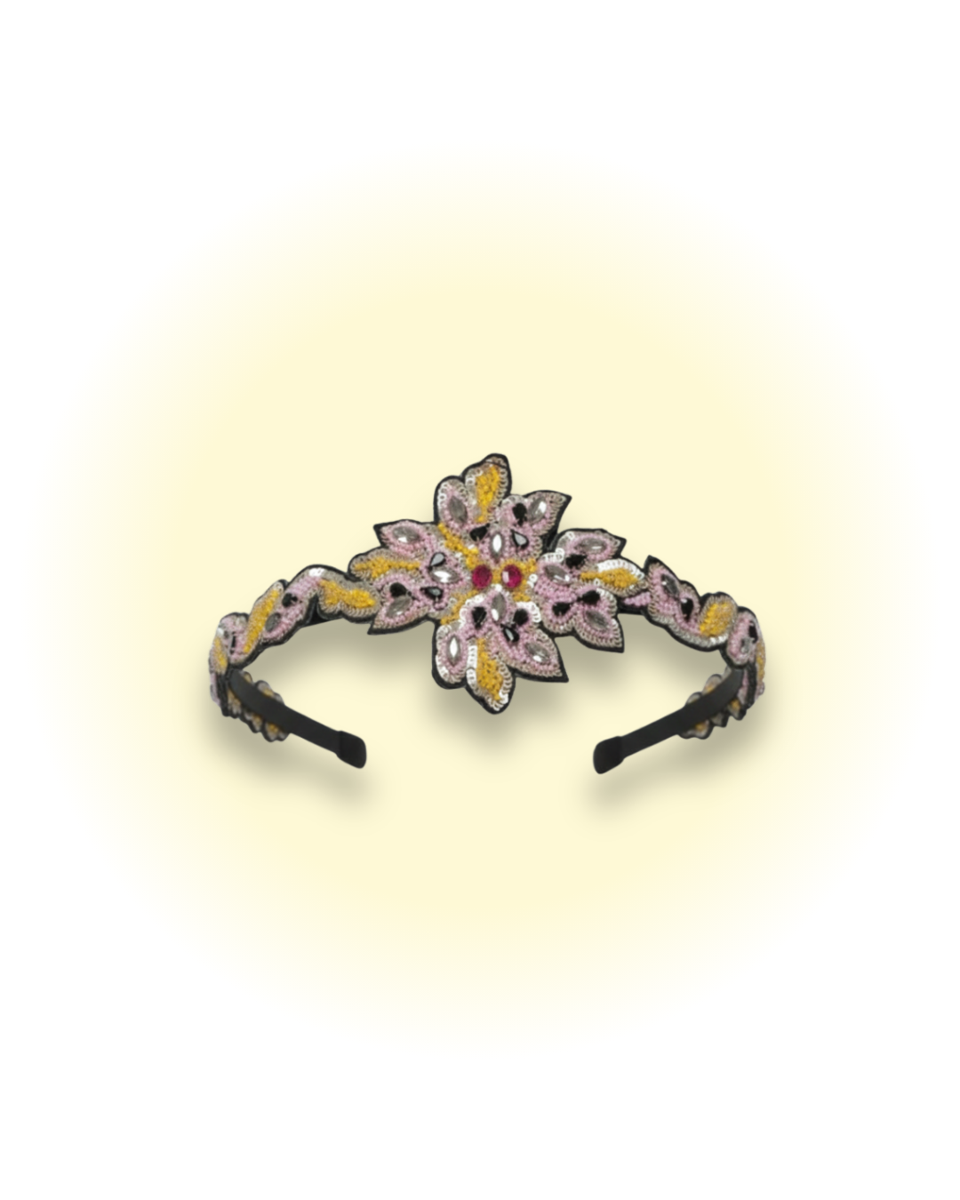 Black Crystal Hairband