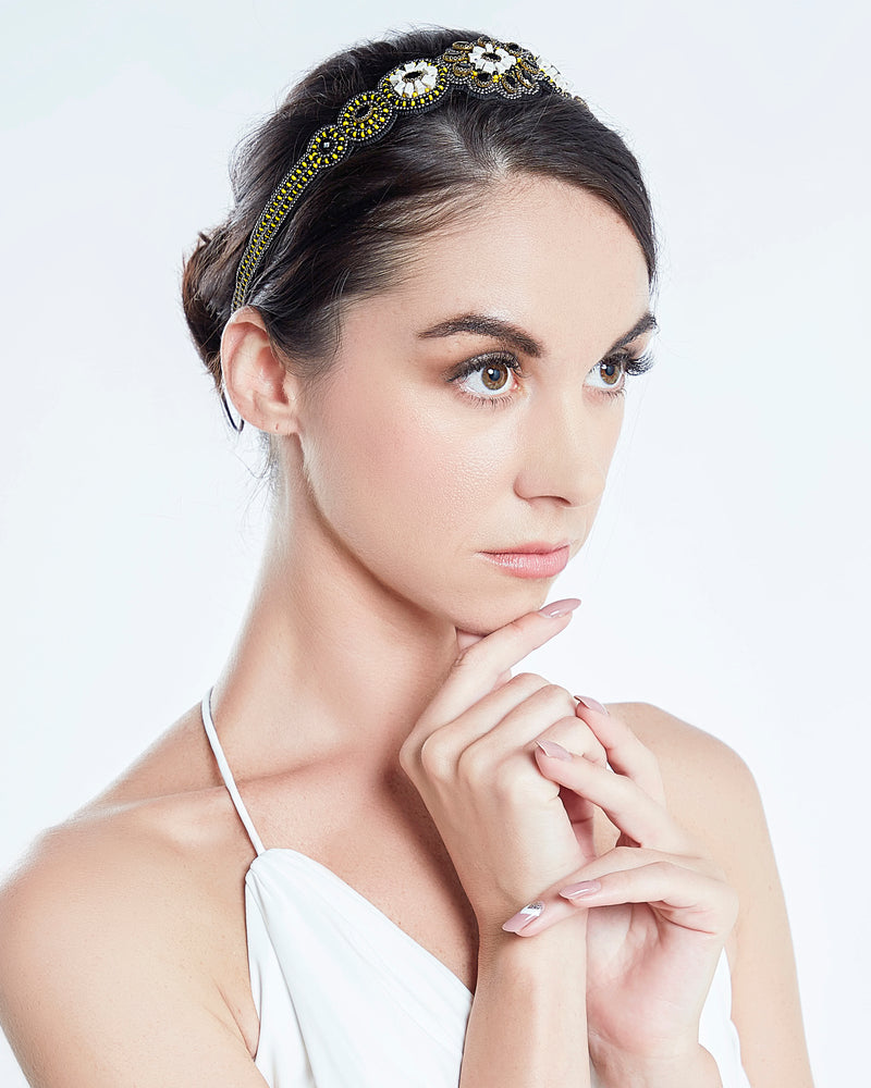 Golden Bloom Headband