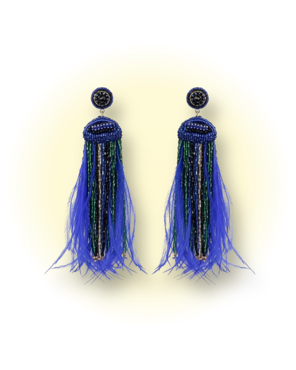 Midnight Plumage Earrings