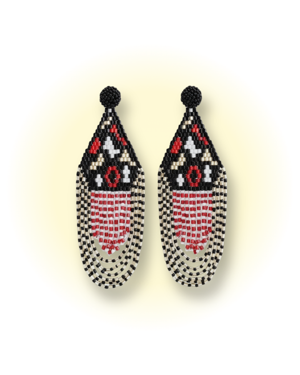 Crimson Mirage Earrings