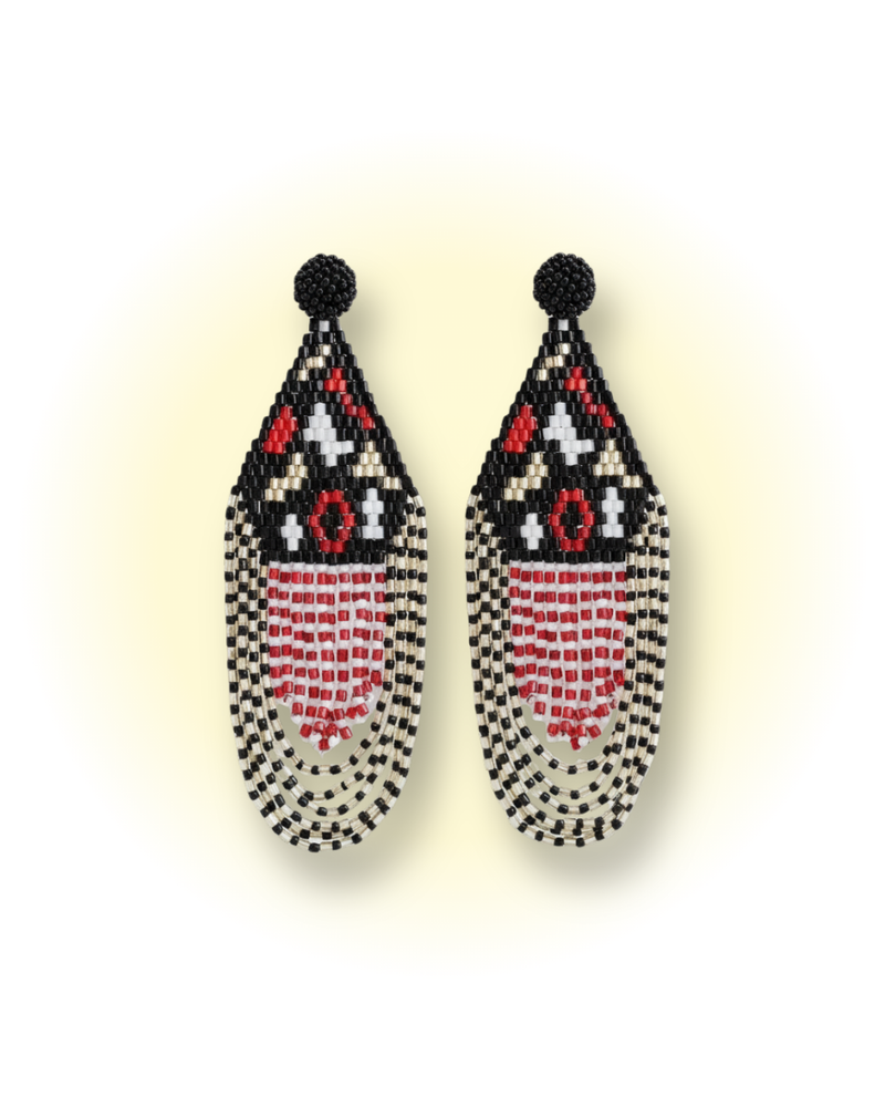 Crimson Mirage Earrings
