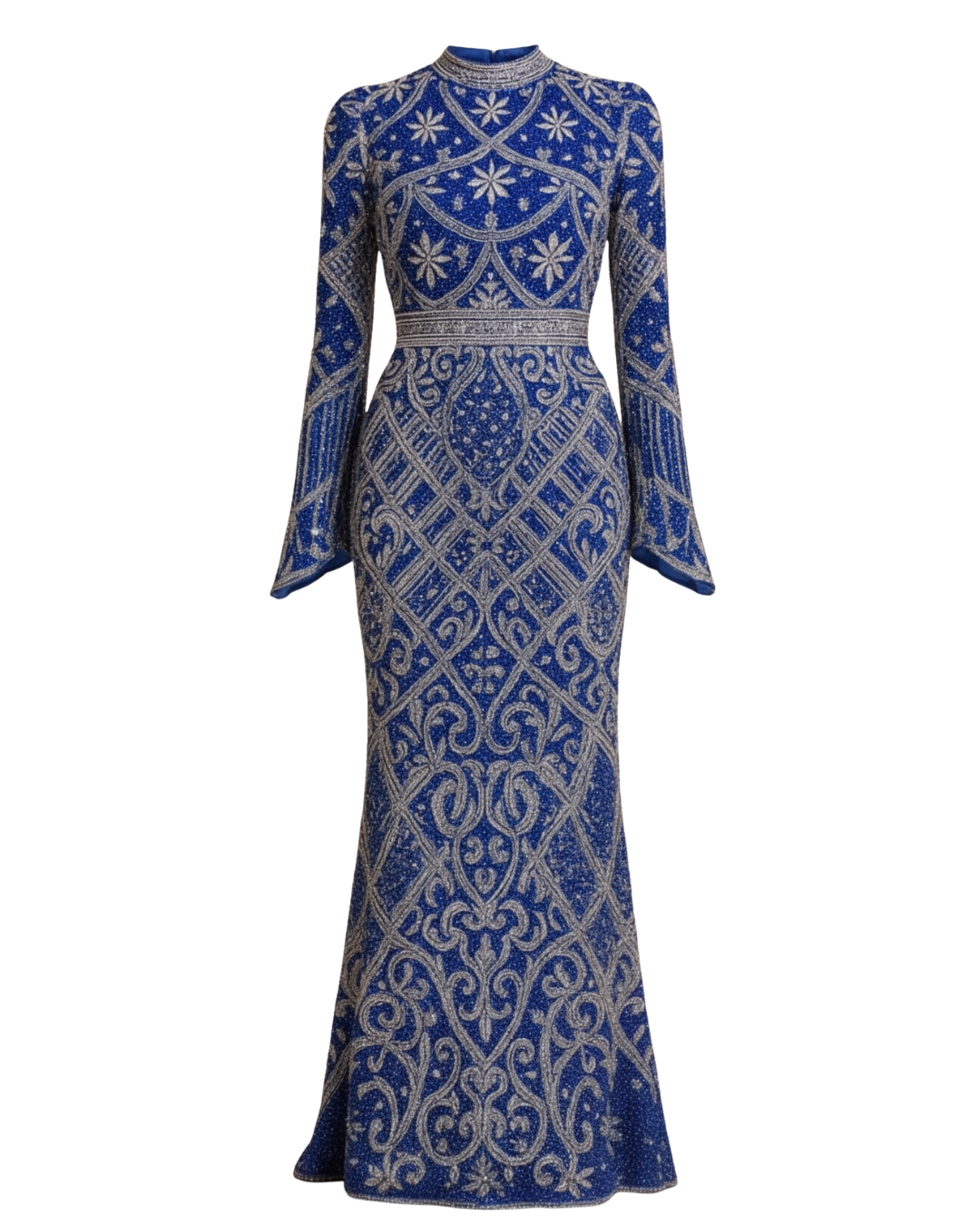 Obsidian Regal Mosaic Gown