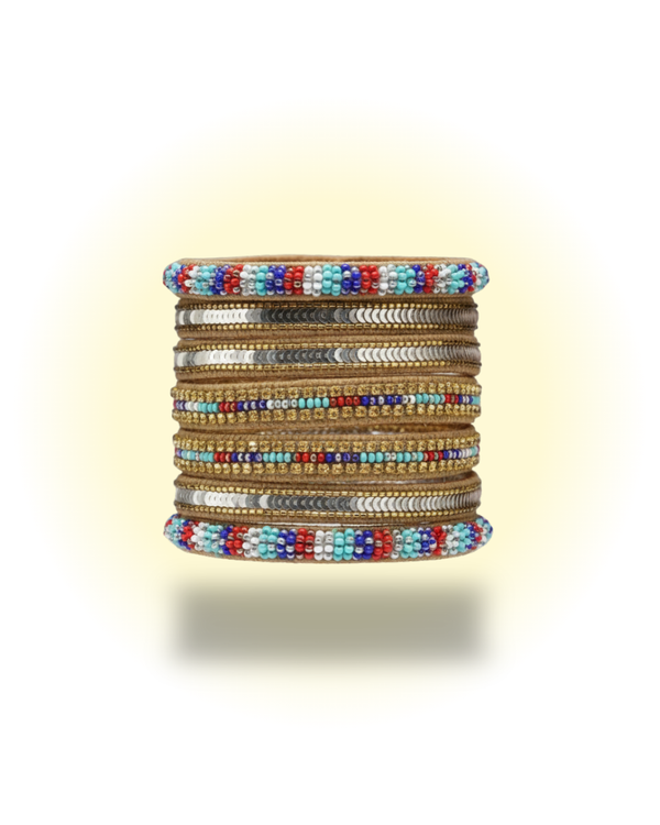 Golden Strands Cuff