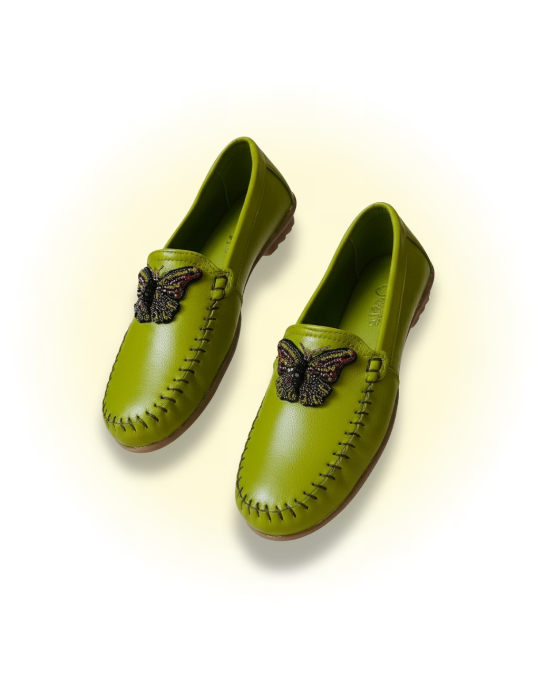 Green Fish Leather Shoes