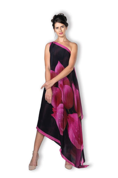 Black & Pink Vivana Dress