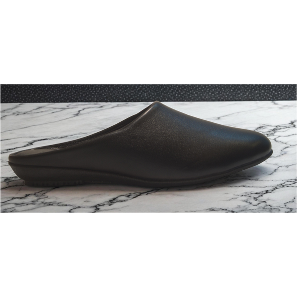 Black Loafers with rubber sole