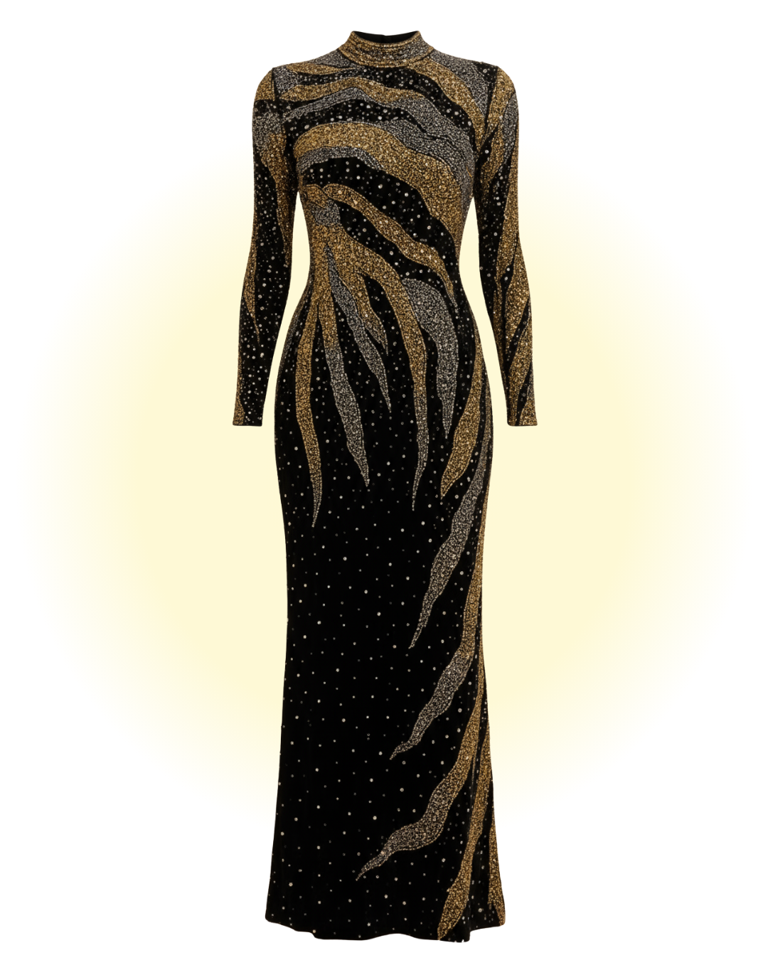 Celestial Flame Gown