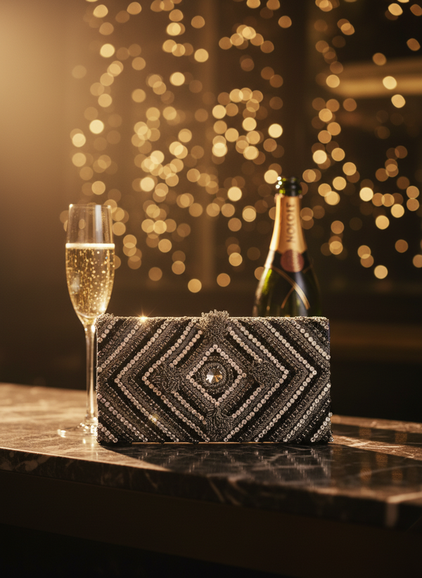 Crystal Illusion clutch
