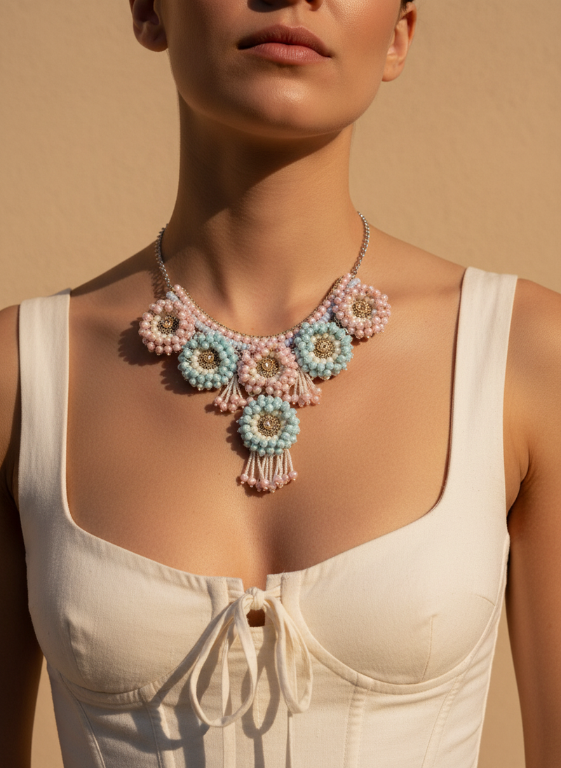 Calypsa Coral Necklace