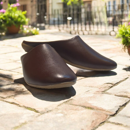 Loafers with rubber sole