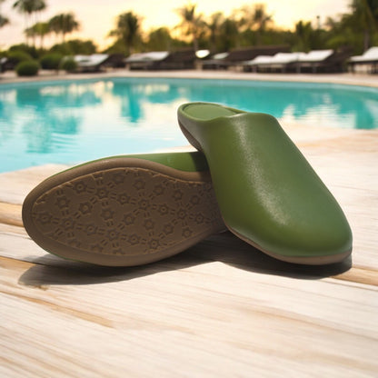 Loafers with rubber sole