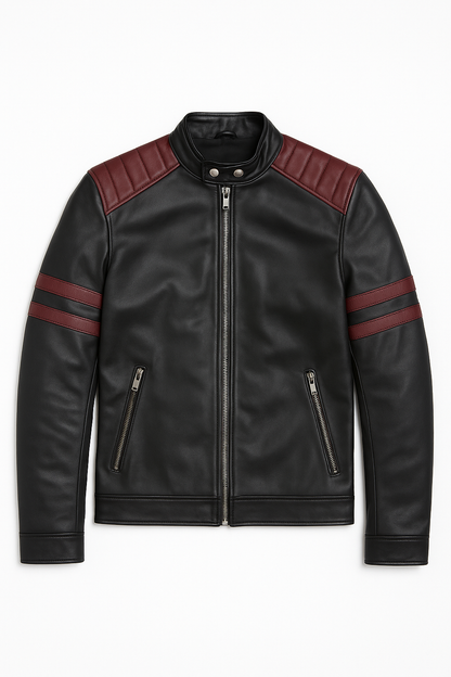 BLADE NIGHT HUNTER JACKET – Modern Cinematic Biker Leather