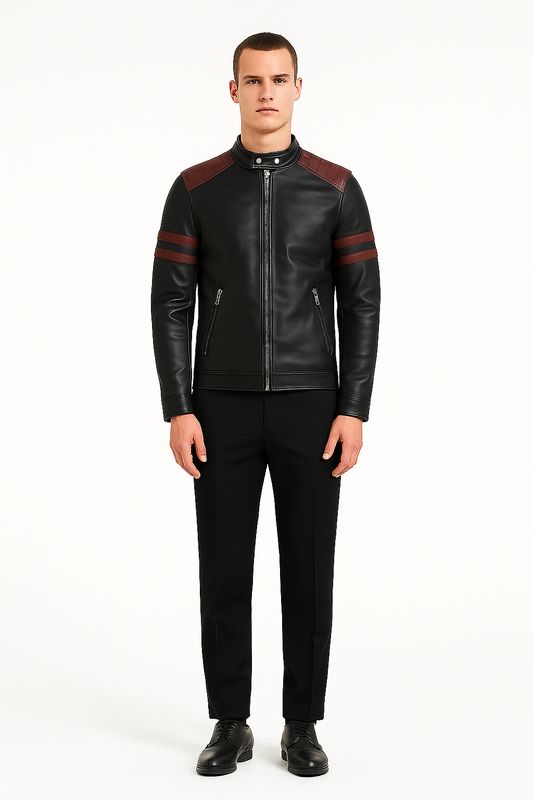 BLADE NIGHT HUNTER JACKET – Modern Cinematic Biker Leather