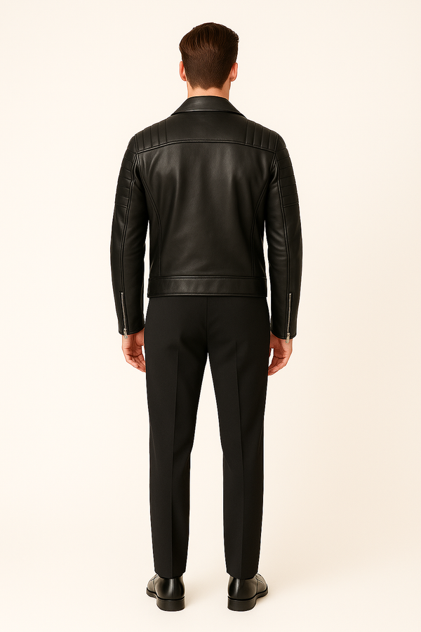 TERMINATOR BIKER JACKET – Classic Cinematic Biker Leather