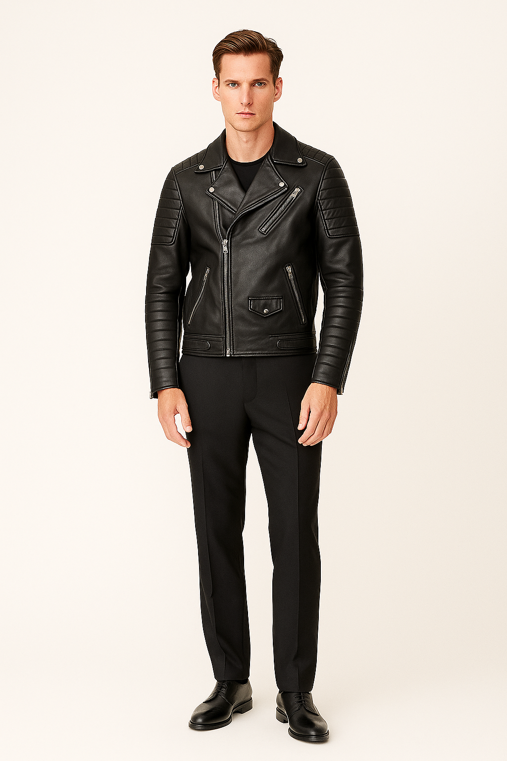 TERMINATOR BIKER JACKET – Classic Cinematic Biker Leather