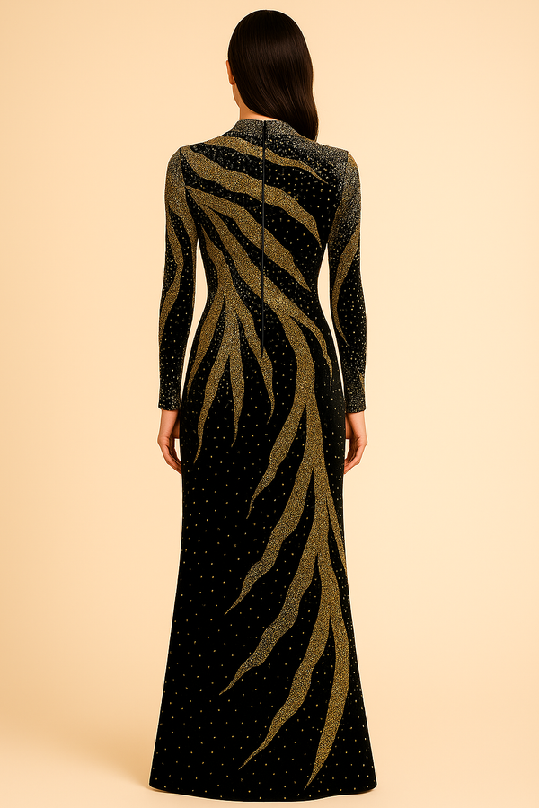 Celestial Flame Gown