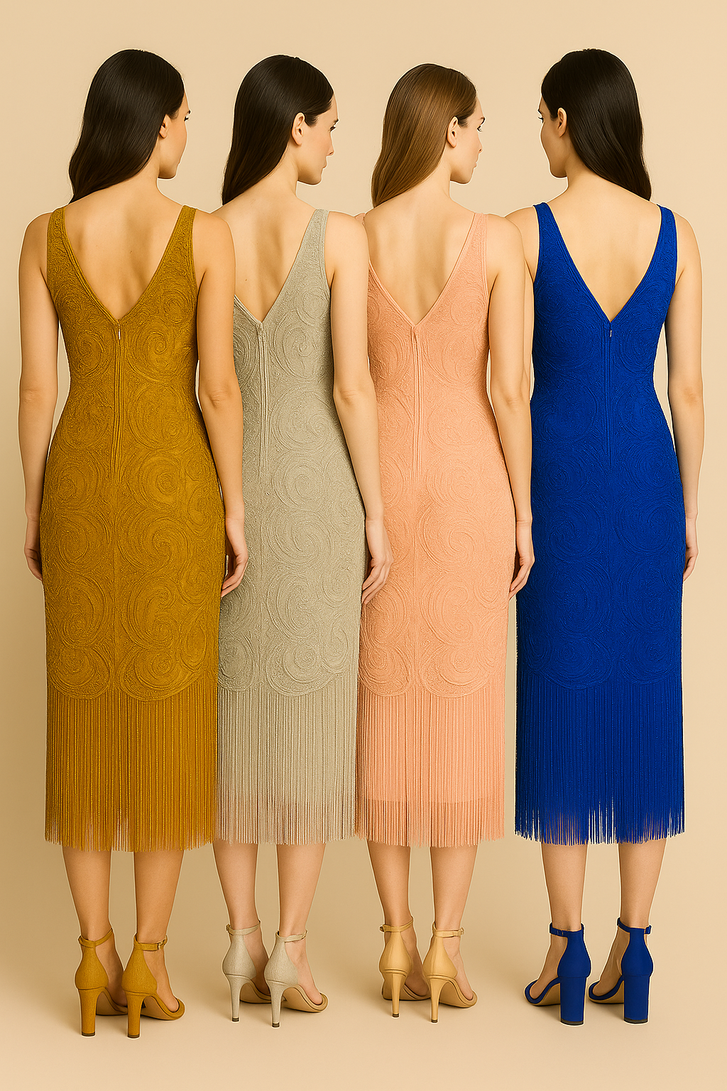 Fringe Fleur Gown