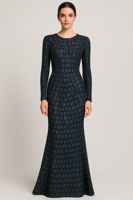 Dragon Tiles Gown