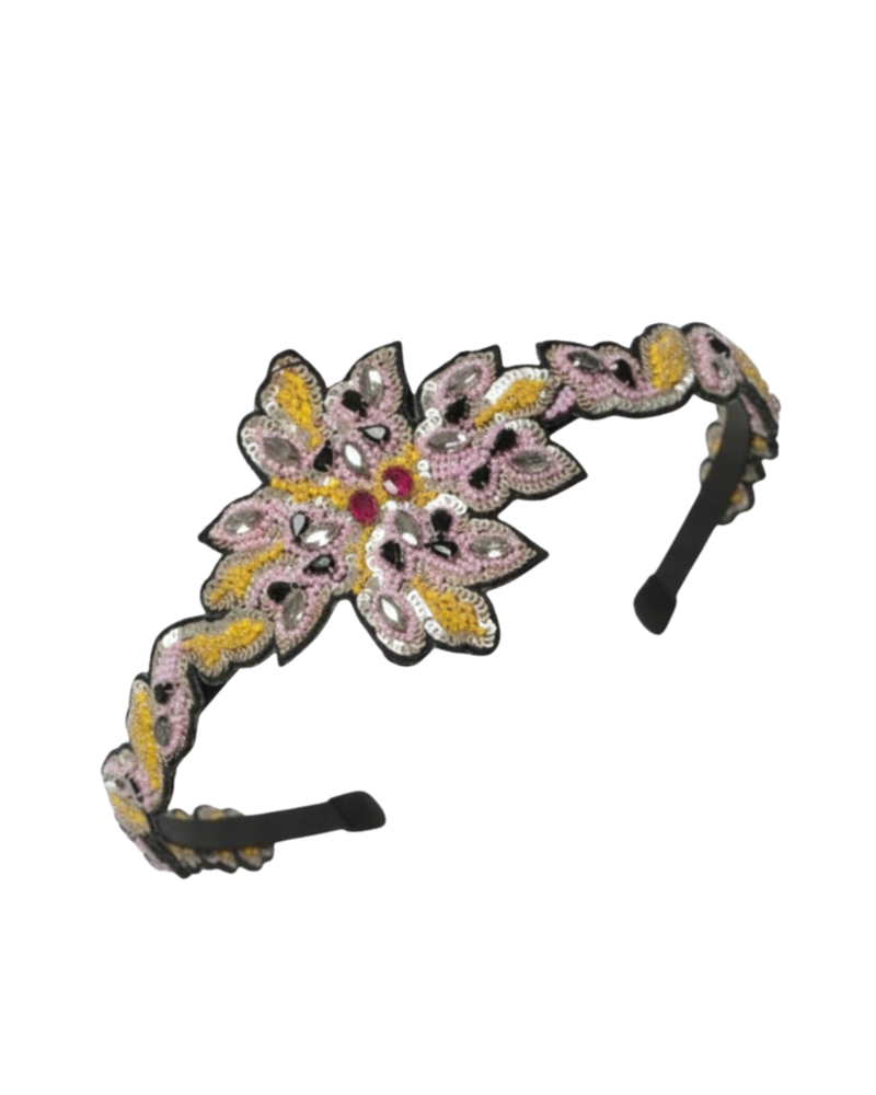 Black Crystal Headband