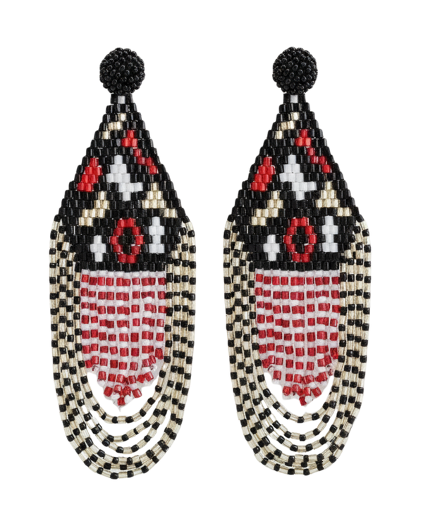 Crimson Mirage Earrings